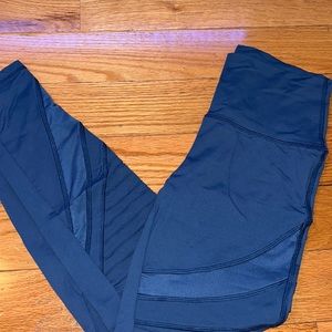 blue aerie yoga pants size small